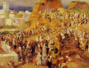 Arab Festival in Algiers also known as The Casbah by Oil Painting Reproduction