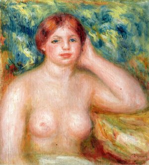 Bust of a Nude Woman by Oil Painting Reproduction