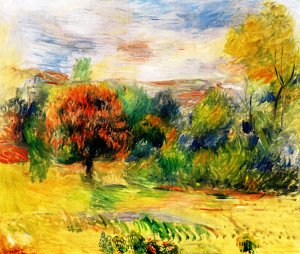 Cagnes Landscape by Oil Painting Reproduction