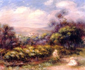 Cagnes Landscape 6 by Oil Painting Reproduction