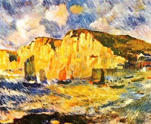 Cliffs by Oil Painting Reproduction