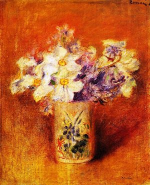 Flowers in a Vase by Oil Painting Reproduction