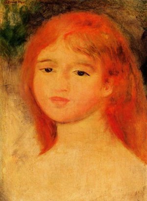 Girl with Auburn Hair by Oil Painting Reproduction