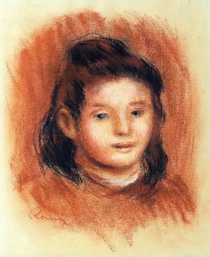 Girl's Head by Oil Painting Reproduction