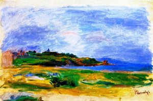 Golf, Sea, Green Cliffs by Oil Painting Reproduction