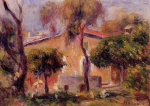 Houses in Cagnes by Oil Painting Reproduction