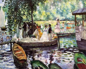 La Grenouillere by Oil Painting Reproduction