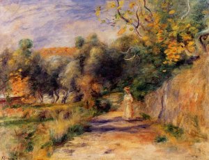 Landscape at Cagnes by Oil Painting Reproduction