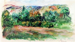 Landscape at Essoyes II by Oil Painting Reproduction