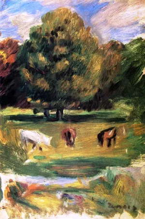 Landscape with Horses