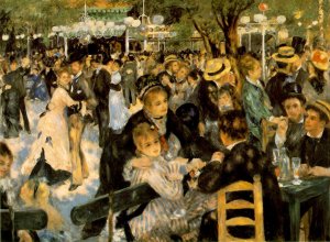 Le Moulin de la Galette by Oil Painting Reproduction