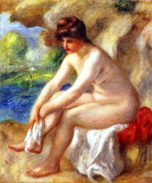 Leaving the Bath by Oil Painting Reproduction