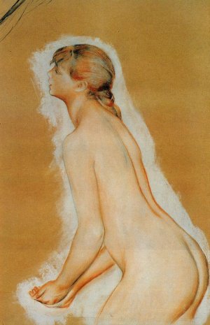 Nude (also known as Study for 'The Large Bathers') by Oil Painting Reproduction