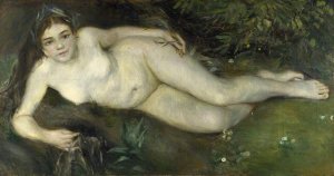 Nymph by a Stream by Oil Painting Reproduction