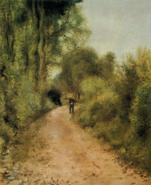 On the Path by Oil Painting Reproduction