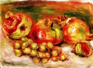 Pomegranates and Grapes