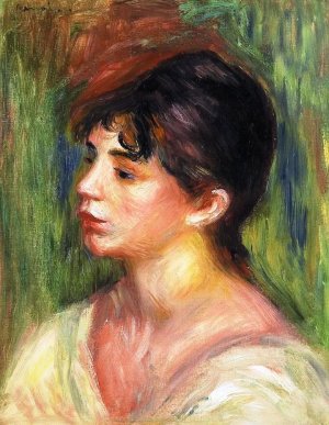 Portrait of a Young Woman 3 by Oil Painting Reproduction