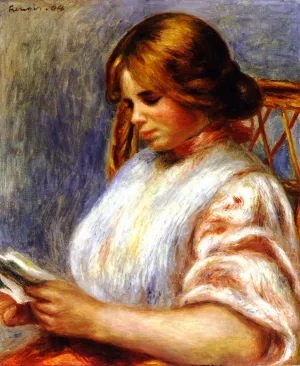 Reader in a Caned Chair