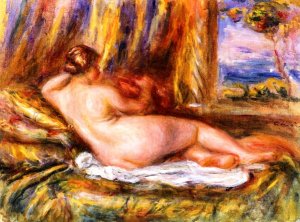 Reclining Nude by Oil Painting Reproduction