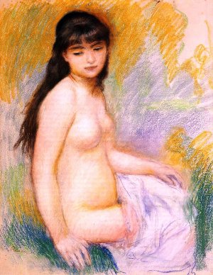 Seated Bather 6 by Oil Painting Reproduction