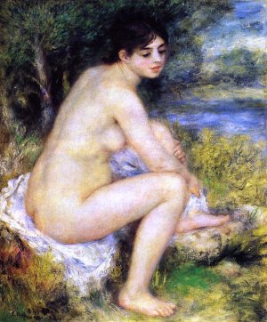 Seated Bather 7 by Oil Painting Reproduction