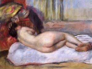 Sleeping Nude with Hat also known as Repose by Oil Painting Reproduction