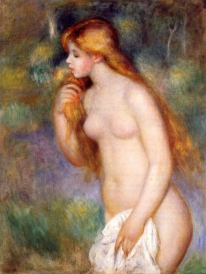 Standing Bather by Oil Painting Reproduction