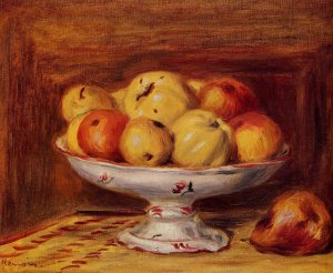 Still Life with Apples and Pears by Oil Painting Reproduction