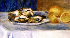 Still Life with Lemons and Oysters by Oil Painting Reproduction