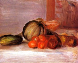 Still Life with Melon by Oil Painting Reproduction