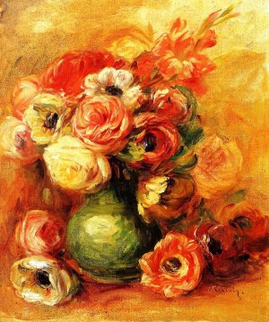 Still Life with Roses 3 by Oil Painting Reproduction