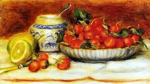 Strawberries by Oil Painting Reproduction