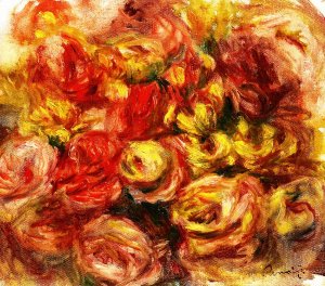 Study of Flowers by Oil Painting Reproduction