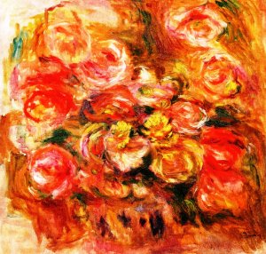 Study of Roses by Oil Painting Reproduction