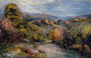 The Hills of Cagnes by Oil Painting Reproduction