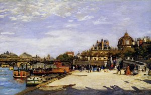 The Pont des Arts and the Institut de France by Oil Painting Reproduction