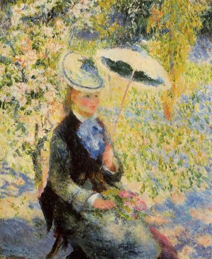 The Umbrella by Oil Painting Reproduction