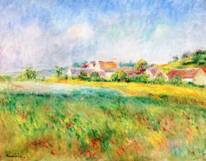 The Village of Bonnecourt by Oil Painting Reproduction