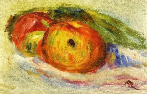 Two Apples by Oil Painting Reproduction