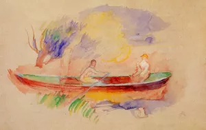 Two Women in a Rowboat