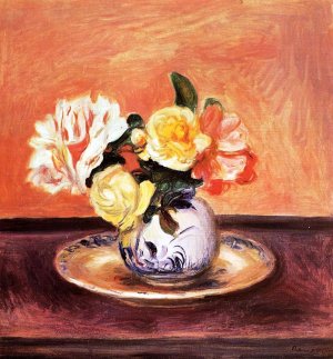 Vase of Flowers 3 by Oil Painting Reproduction