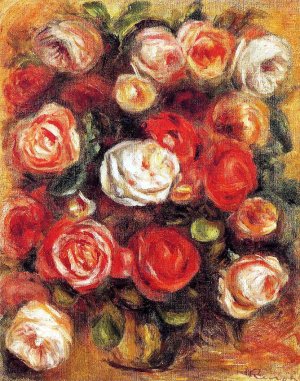 Vase of Roses 5 by Oil Painting Reproduction