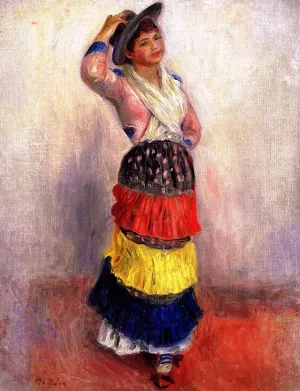 Woman Dancing in a Italian Costume