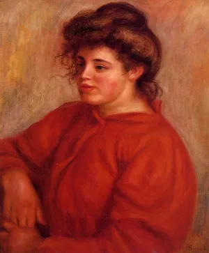 Woman in a Red Blouse