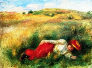 Woman Lying in the Grass