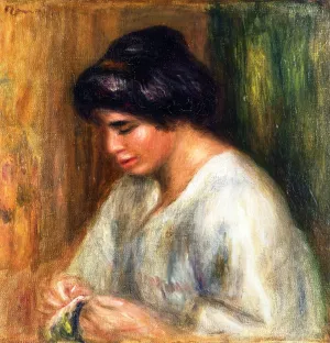 Woman Sewing