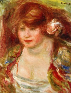 Woman Wearing a Rose - Andree by Oil Painting Reproduction