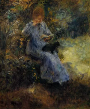 Woman with a Black Dog