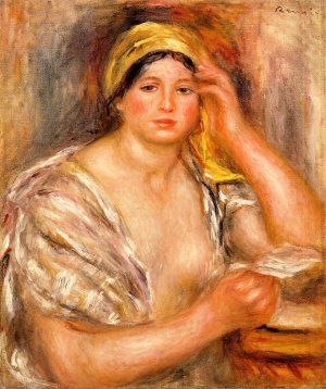 Woman with a Yellow Turban by Oil Painting Reproduction