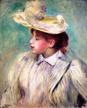 Young Girl in a Straw Hat 2